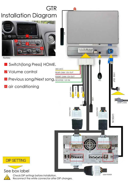 Wireless CarPlay Module For Nissan Pathfinder 2013-2019 QX60 QX70 QX80 Android Auto Car Play