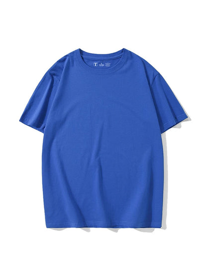 Simple White Oversize T-shirts For Women Cotton Summer Green T Shirts Women Short Sleeve Loose Blue T Shirt Women Yellow Top Tee