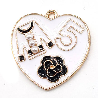 Metal Rhinestone Pearl Chain Butterfuly Crown Shoe Charms for Clogs Sandals Decoration Shoe Buckle for Girls Gift