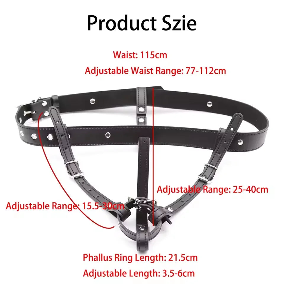 Women Bdsm Bondage Restraints Harness Erotic Sex Toy Forced Orgasm Belt Female Chastity Belt Wear Fixing Trap Strapon Underwear