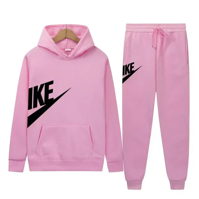 2025 Men's Sport Outfit, fashionable men's and women's casual suit hooded sweatshirt outdoor winter/spring sport hooded sweats