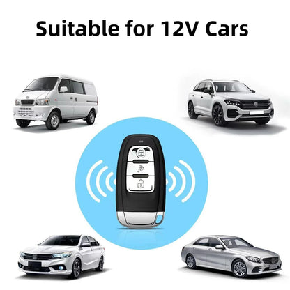 Car Smart Key Starter Alarm Bluetooth Autostart Set Auto Start Stop Push Button Keyless Entry System Skit Automotive Accessories