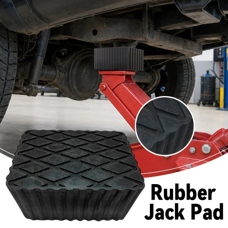 Car Lift Rubber Jack Pad Blocker Jack Pad Shock-Absorbing Support For Car Jacks Lifting Equipment Elastic Blocks Accessories