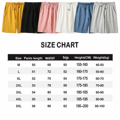Summer New Men's Pure Cotton Shorts With Custom Printed Embroidery LOGO Outdoor Loose Drawstring Casual Shorts