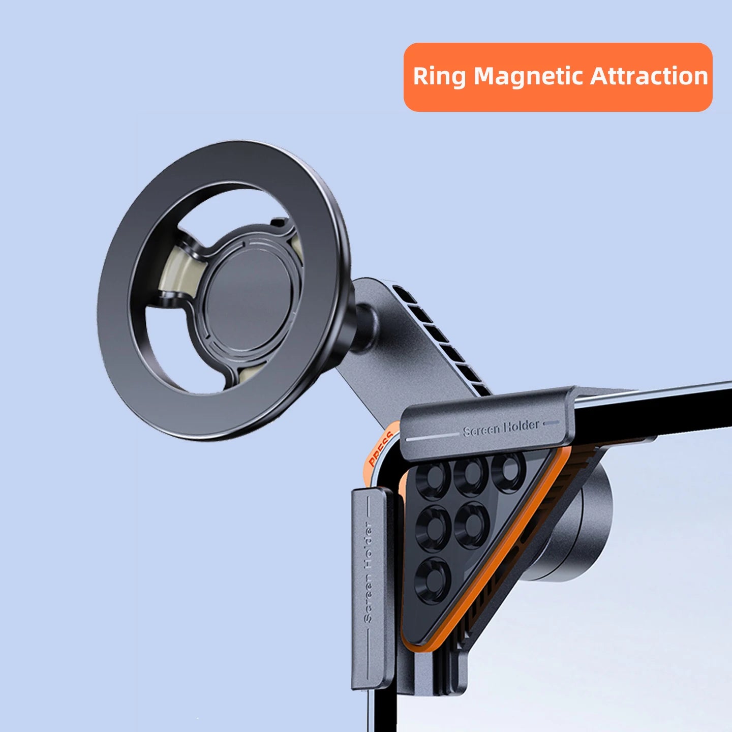 Magnetic Car Phone Holder for Tesla Model 3/Y BYD Car Display Screen Side 360 Degree Rotation Car Mount for IPhone 12 13 14 15