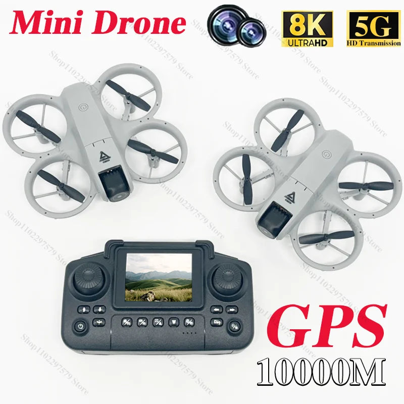 2026 NEW Mini RC Drone with 8K HD Camera WiFi FPV Obstacle Avoidance Remote Control Quadcopter for Kids Boys Girls Birthday Gift
