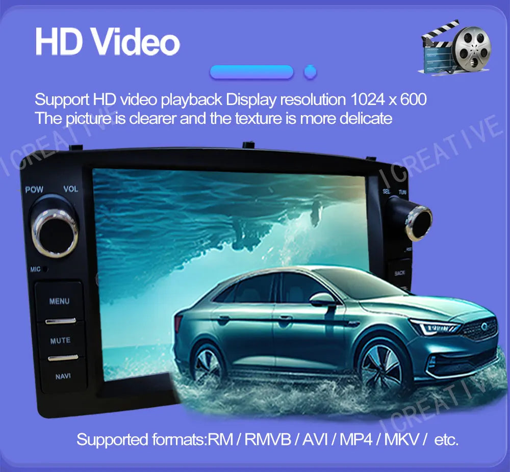 Car Radio Android For Toyota Corolla E120 2003-2006 BYD F3 Carplay Multimedia 7'' Player 2Din Autoaudio Head Unit Navigation GPS