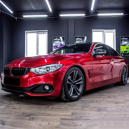 Premium Candy Metallic Gloss Metal Red Vinyl Wrap Adhesive Film Decal Car Wrapping Foil with Air Release Bubble