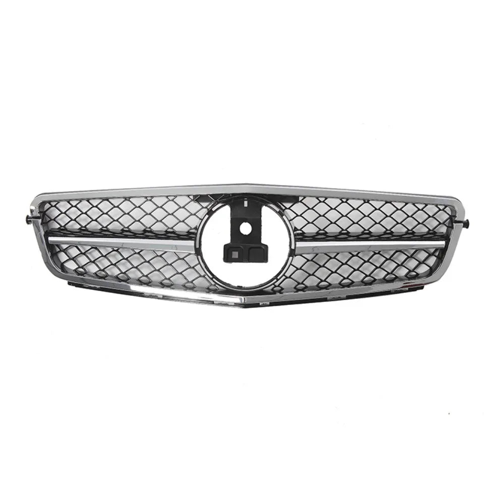 XVIP Front Bumper Grille Hood Grille For Mercedes Benz C W204 C43 2008-2014 C180 C200 C250 C300 AMG GTR Diamond Style Grille