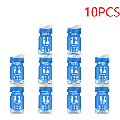 1-30PCS Outdoor Emergency Urine Bags 850ml Disposable Travel Mini Mobile Toilet Portable Urinal Bag for Female Baby Male Vomitin