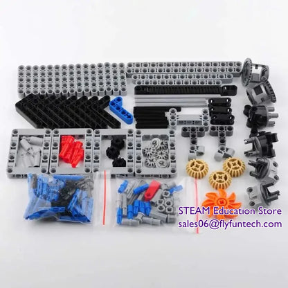 Four-wheel Drive Remote Control Car Motor Power 4WD RC Car Kit 32019 86652 Wheel Building Blocks Compatible with Legoeds RC Car