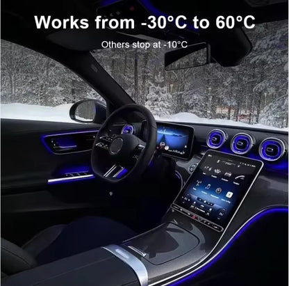 Car Ambient Light For Mercedes Benz C Class W205 W206 W253 Air Vent LED RGB Car Interior Atmosphere Light Interior Upgrade Kit