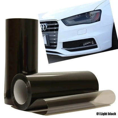 Gloss Transparent Light Black Smoke PVC Film Tint Headlight Taillight Wrap Cover Film Foil Sticker Cover Car Styling 30X200cm