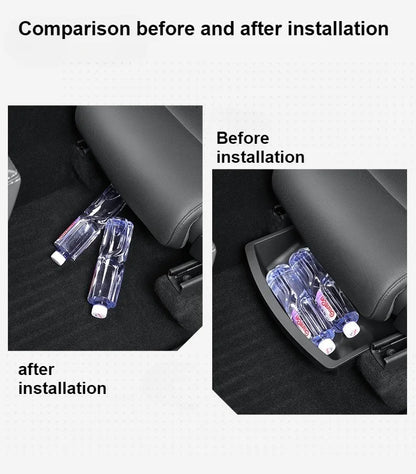 Under Seat Storage Box For Tesla 2026 Model YL 6-Seat TPE Drawer Front Rear Seat Lower Organizer Tray Car Interior Accessories