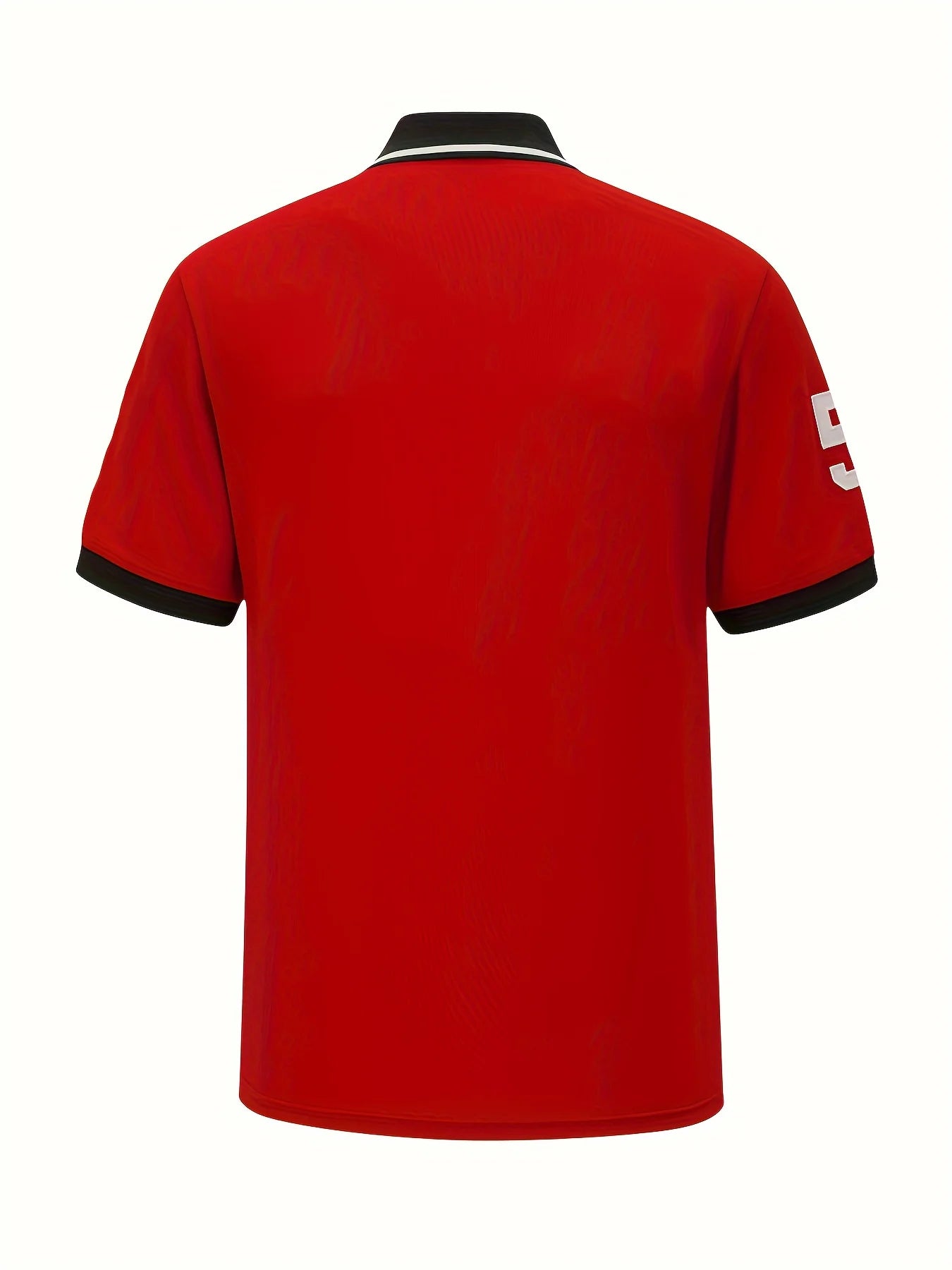 Men's Polo Shirt USA MIAMI Royal Short Casual Sport Party High-End Cotton Embroidery Luxury Contrast Color Original Design