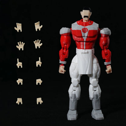 3D Printed Invincible Thragg Toys Action Figures Anime Model Dummy 13 Superheroes Multi-Jointed Toy Ornaments Gift