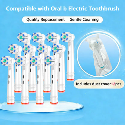 Replacement Toothbrush Heads For Oral-B Braun Electric Precision Clean Brush Heads Refill for 7000/Pro 1000/9600/ 5000/3000/800