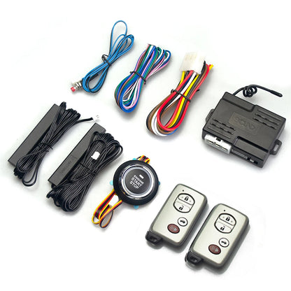 Universal Modified PKE Keyless Entry Start System One Touch Start Stop Button Bluetooth APP Remote Control for Toyota remote con