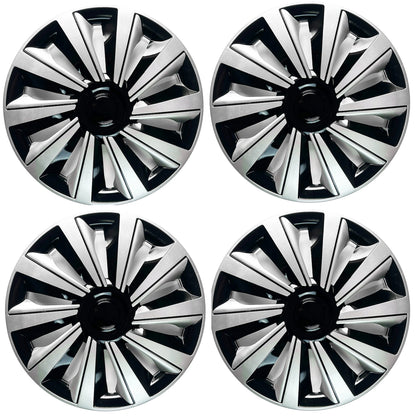 4pcs Hubcaps suitable for cars with 14-inch iron wheels, made of PP plastic can be used to decorate the appearance of car wheels