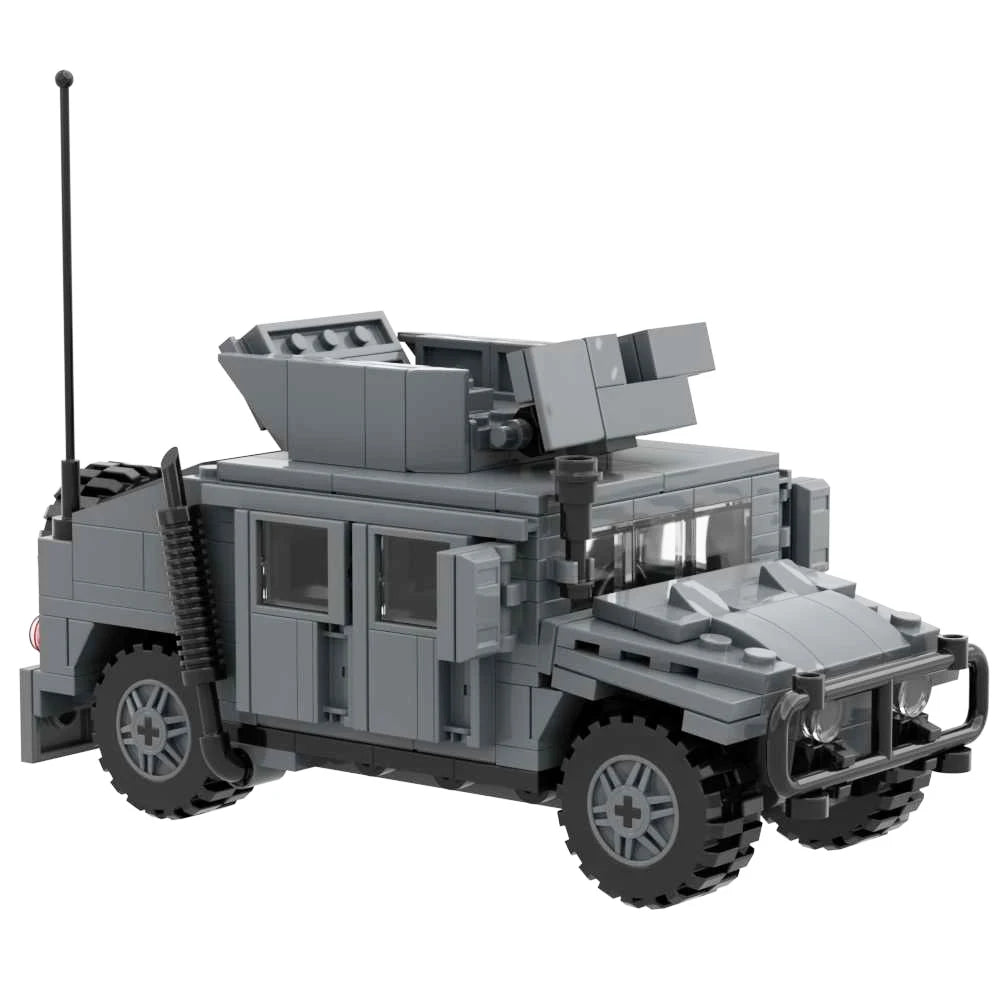 Modern Military MRAP Armored Vehicle Cougar Oshkosh M-ATV Kozak Building Blocks Set Car Tactical Off-Road For Collection 4x4 6x6
