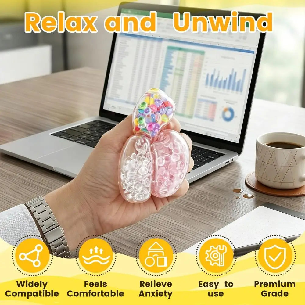 TPR DIY Ball Shell Kit Round Refillable DIY Stress Ball Making Kit Tear Resistant Stretchy Squishy Ball Making Kit Hands on Play