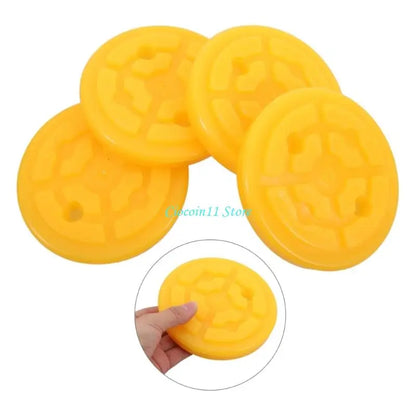 Y1UB 4pcs Rubber Lifting Platform Pads for Double Column Lifts and Trolley Jacks