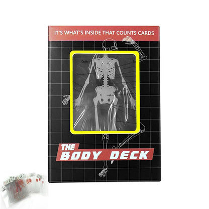 The Body Deck Skeleton Playing Cards Multifunctional Transparent Anatomy Poker Cards Skeletons X-Ray Designs Educational Gift