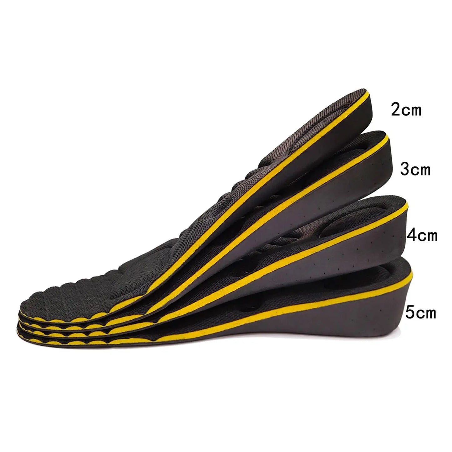 Insoles for Height Increase, Soft Elastic Shoe Inserts for Sports