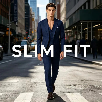 Elegant Men Suits 3 Pieces 2 Blazers Sets Wedding Jackets Vest Pants  Classic  2025 Formal Coats Korean Costumes