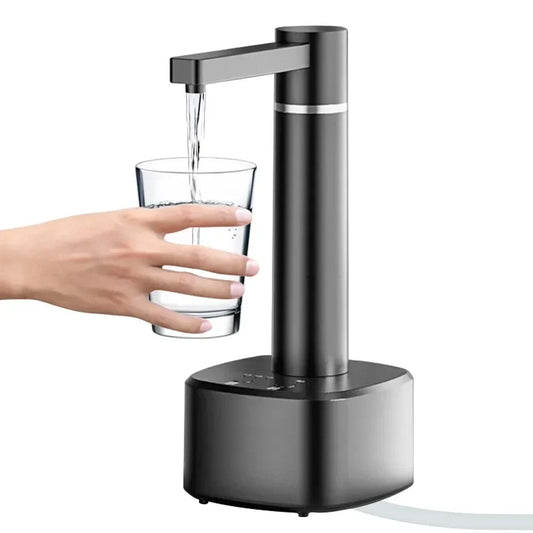ZaiXiao Electric Water Gallon Pump Automatic Water Bottle Pump Dispenser Desktop 4W Rechargeable Water Pump Dispenser With Stand