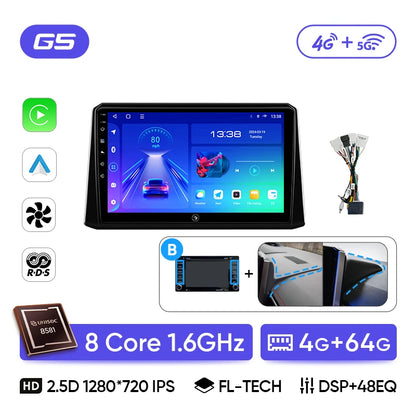 Ainavi Car Multimedia For Toyota Corolla 2019-2026 E210 Wireless Carplay Android Auto 4G Car Radio DSP Stereo IPS Screen 2 Din