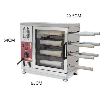 Italy Pastry Chimney Cake Cak Oven Machine Commercial Chimney Cake Roller