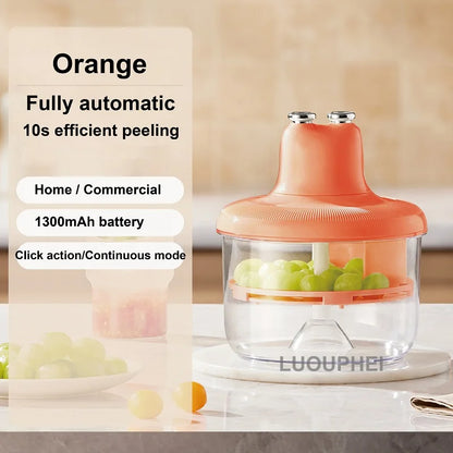 1300mAh Electric Grape Peeling Machine Auto Multipurpose Fruit Peeling Tool Kitchen Peeler for Garlic Tomatoes Peeler Machine