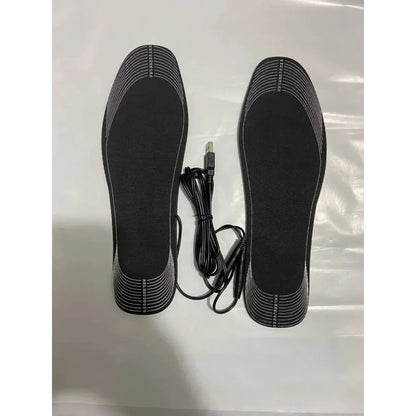 Heated Shoe Insoles  Warming Pad Cuttable EVA Shoe Inserts Thermal Footbeds for Winter Women's Loafers Warmth Protection