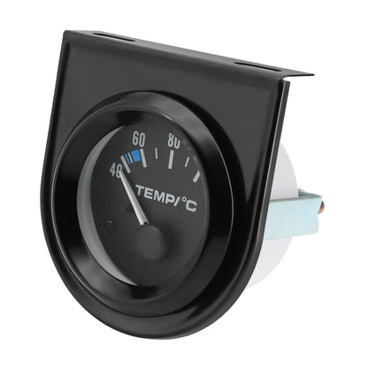 Auto Temperature Meter with Sensor 1/8 NPT 52mm LED Digital Oil /Water Temp Indicator PSI Oil Press Black Gauge Fit Gasoline Car