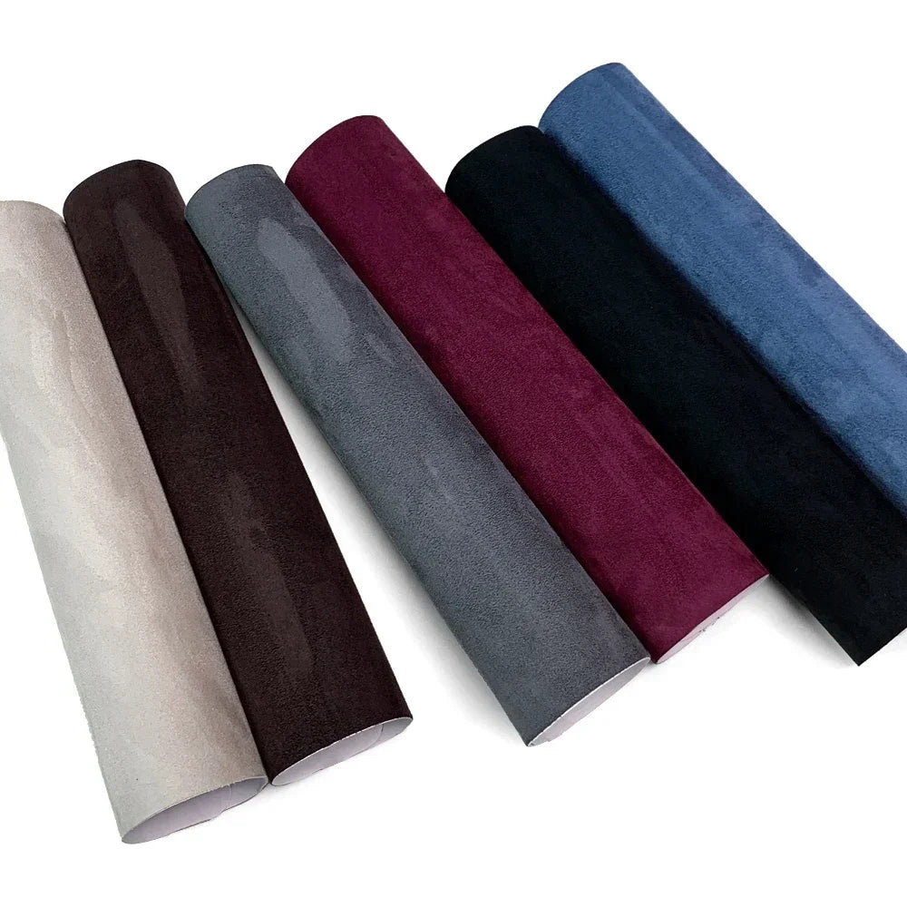 Car Body Film Vinyl Wrap Decal Vinyl Wrap  Self-Adhesive Auto Interior Door Suede Stickers Leather Repair for Car Accessories