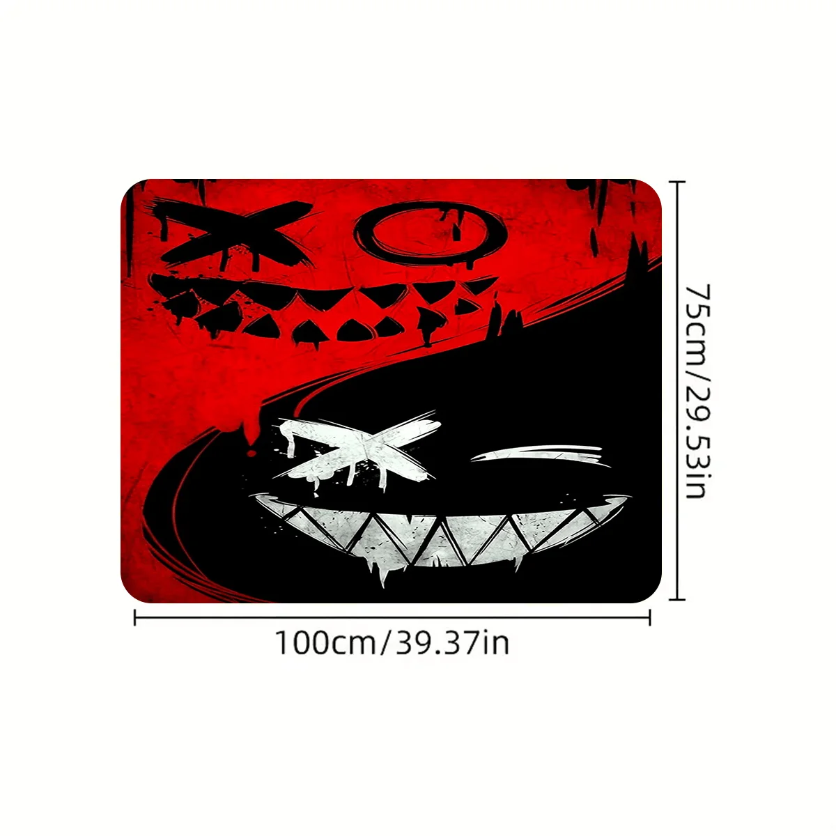 1pc Non-Slip Car Trunk Mat - Heavy-Duty Anti-Slip Rubber Cargo Liner with Smiling Face Design, Fit for SUVs, Sedans, Trucks