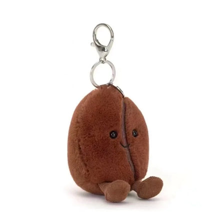 JC Kawaii Food Plush Pendant Coffee Cake Toys Soft Stuffed Food Shaped Fluffy Cuddly Gift for Kids Birthday Xmas Home Bag Decor