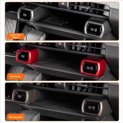 For Toyota RAV4 XA60 2026 ABS Red Gear Shift Cover Trim Central Control Strip Air Outlet Trim Interior Decoration Accessories