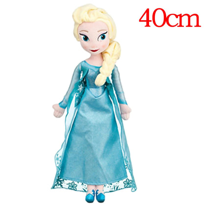 40-50 cm Frozen Princess Anna Elsa Plush Doll Toys Snow Queen Princess Anna & Elsa Soft Stuffed Toys Gifts for Girls Kids