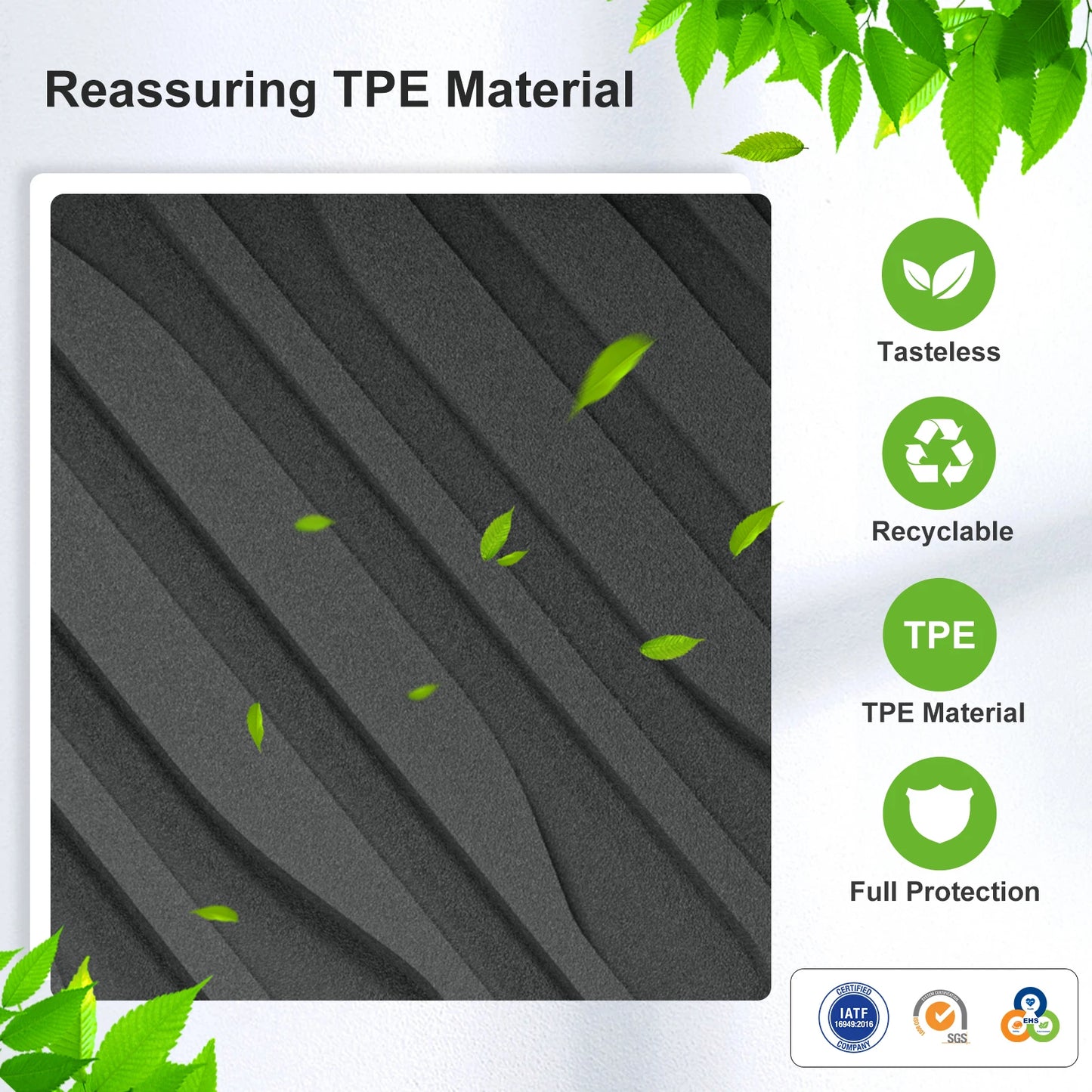 LUCKEASY for BYD SHARK 2024 2025 Car Floor Mats TPE Waterproof Foot Pad Auto Pickup Interior Accessories Cargo Liner Trunk Mat