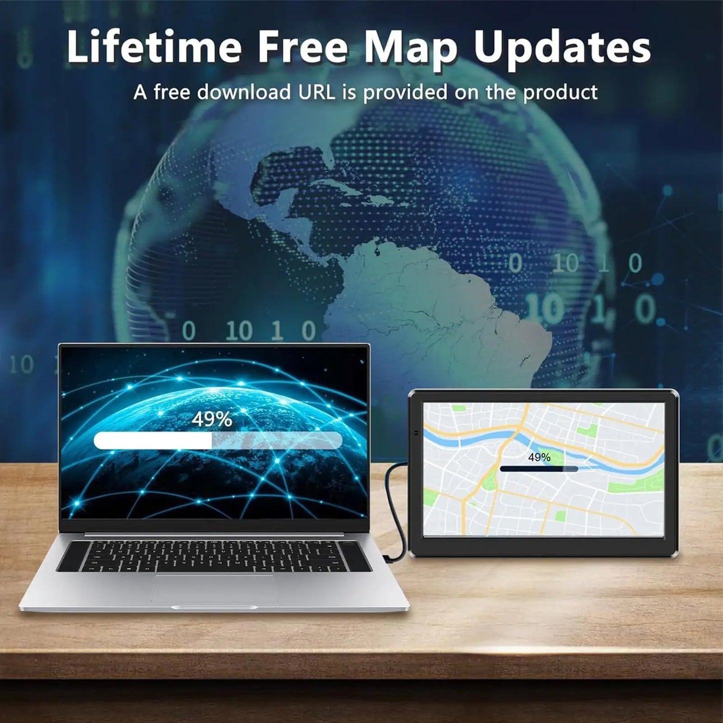 GPS For Cars 7-Inch Car GPS Navigation System Smart Device Touchscreen Maps Display For Vehicle Long Trip RV Women Men