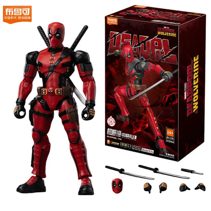 Blokees Deadpool 3 Wolverine Action Figures Spider-Man Movie Version Deadpool & Friend Series Collections Figures Adult Gift