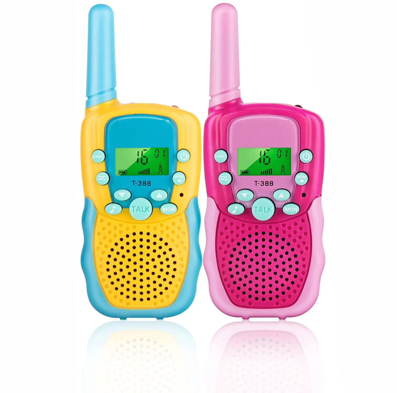 Obuby Toys for 3-12 Year Old Boys Walkie Talkies for Kids Gifts Toys with Backlit LCD Flashlight 3 KMs Outside Hiking Camping