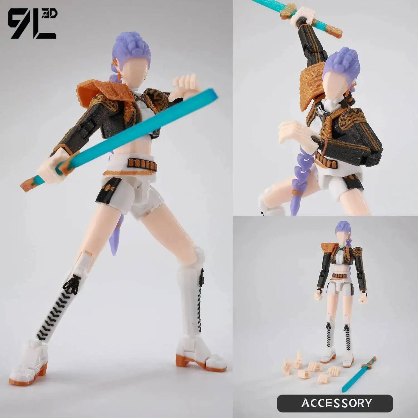 9L3D Invincible Slayer Daryl Dixon Lucky13 Action Figure Dummy13 Multi-Jointed Collectible Model Toys Titan13 Birthday Gifts T13