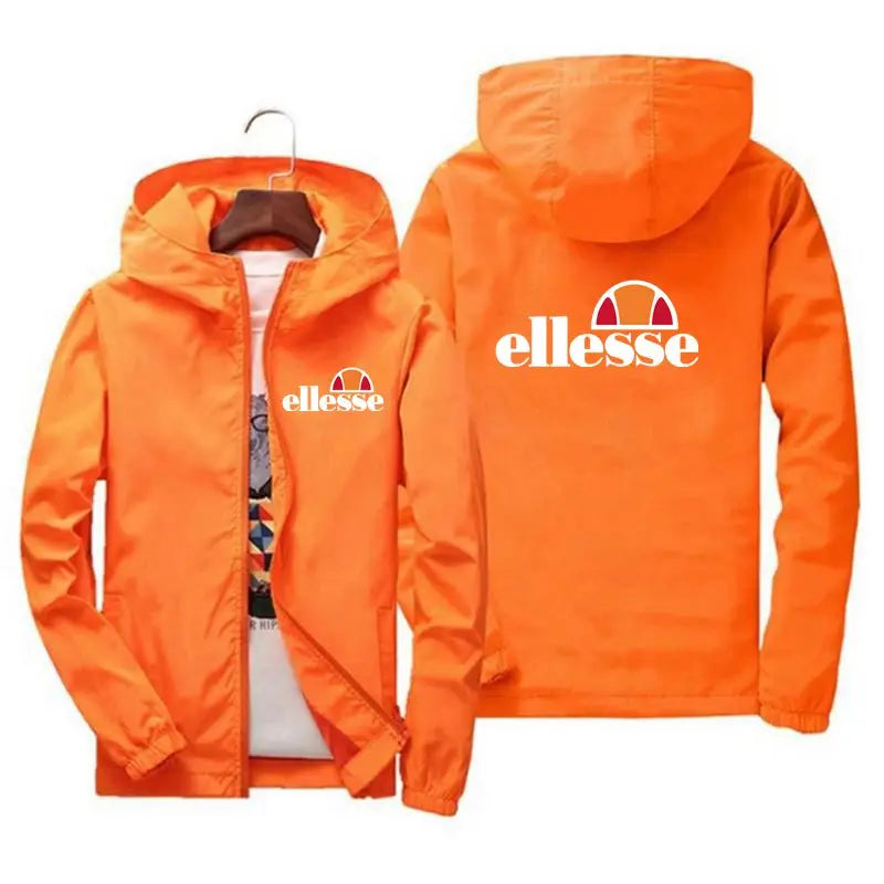 2026 spring and autumn new windbreaker mountaineering raincoat printed letters men's jacket coat