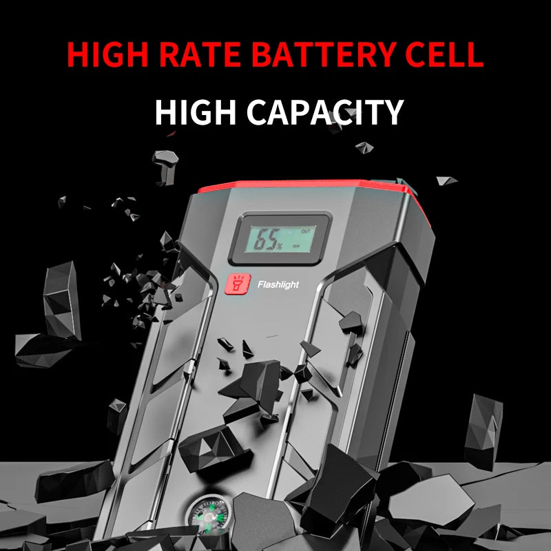20000mah 18000mAh 16000mAh 132000mAh 12000mAh 10400mAh Portable Jump Starter 12V High-power Automobile Emergency Starting Power