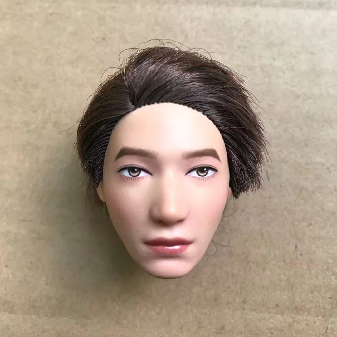 YUNYI Male Doll Body Figure 1/6 Muscle Male Doll Body Toys Multi-Joints Movable Beige Skin Doll Body Collection Doll Toy Parts