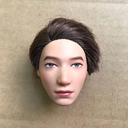 YUNYI Male Doll Body Figure 1/6 Muscle Male Doll Body Toys Multi-Joints Movable Beige Skin Doll Body Collection Doll Toy Parts