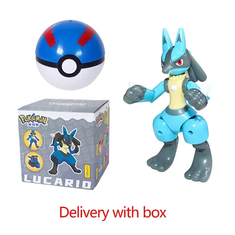 Original Pokemon Figure Ball Pokeball Eevee Blastoise Venusaur Charizard Pikachu Mewtwo Gyarados Elf Monster Toy for Child Gift